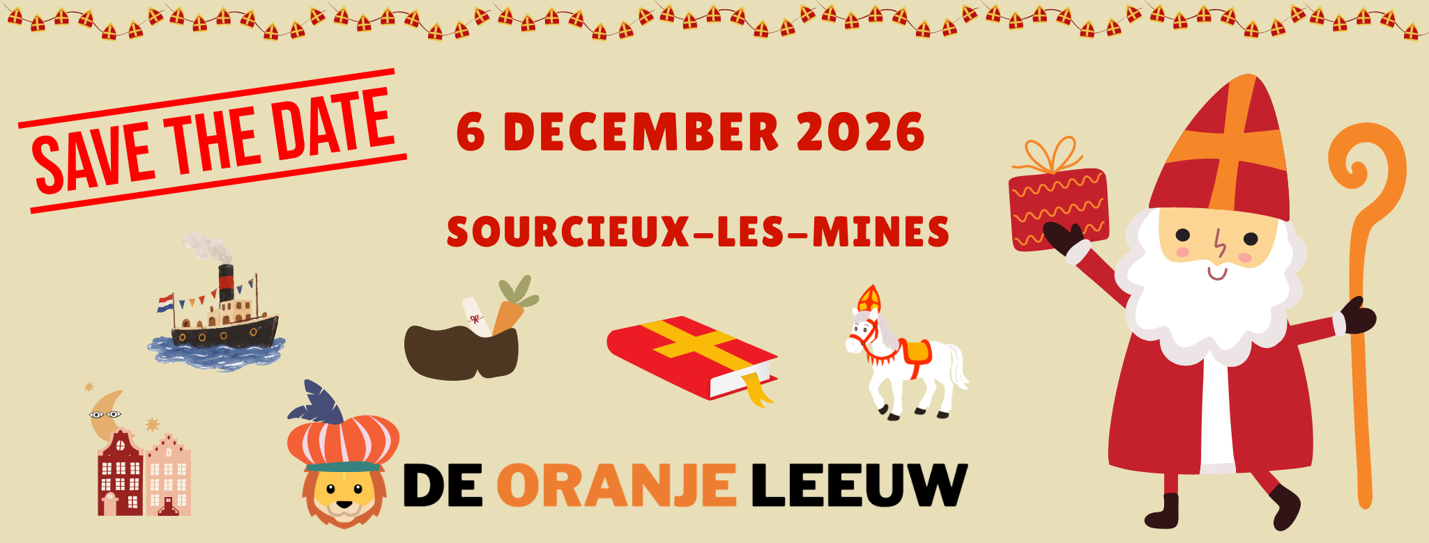Sinterklaasfeest De Oranje Leeuw 2026